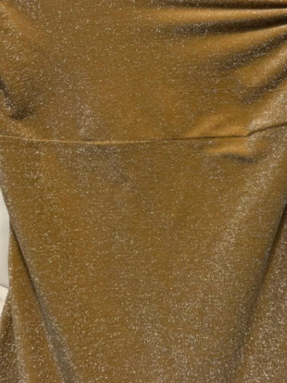 Free People Kerry Lurex One-Piece Swimsuit | Gold Shimmer | Size Large